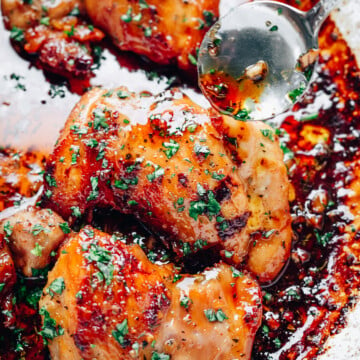 Honey Garlic Chicken Thighs Recipe