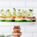 Cucumber Appetizer Bites with Salmon