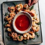 Garlic Shrimp Recipe - Christmas Wreath