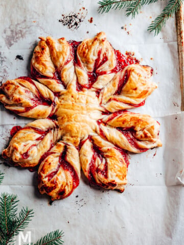 How to Make Strawberry Puff Pastry Dessert - Snowflake