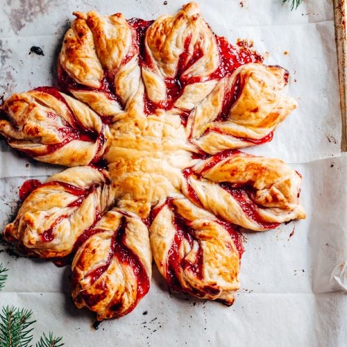 How to Make Strawberry Puff Pastry Dessert - Snowflake