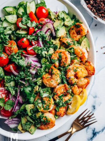 Shrimp Avocado Salad with Quinoa