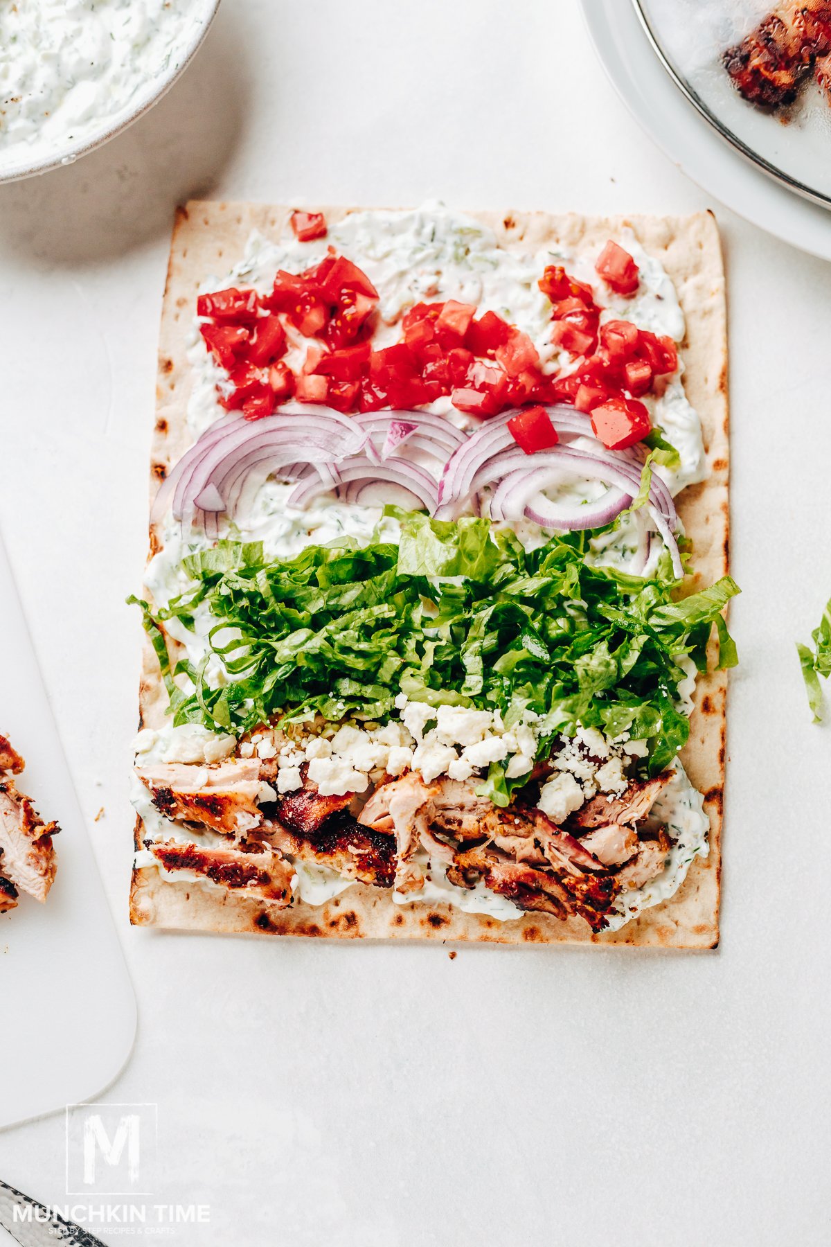 Easy Chicken Gyros - Creme De La Crumb
