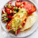 Air Fryer Lobster Tails with Garlic Butter