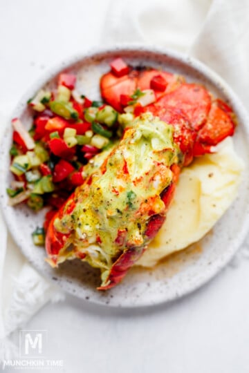 What goes well with lobster tails?