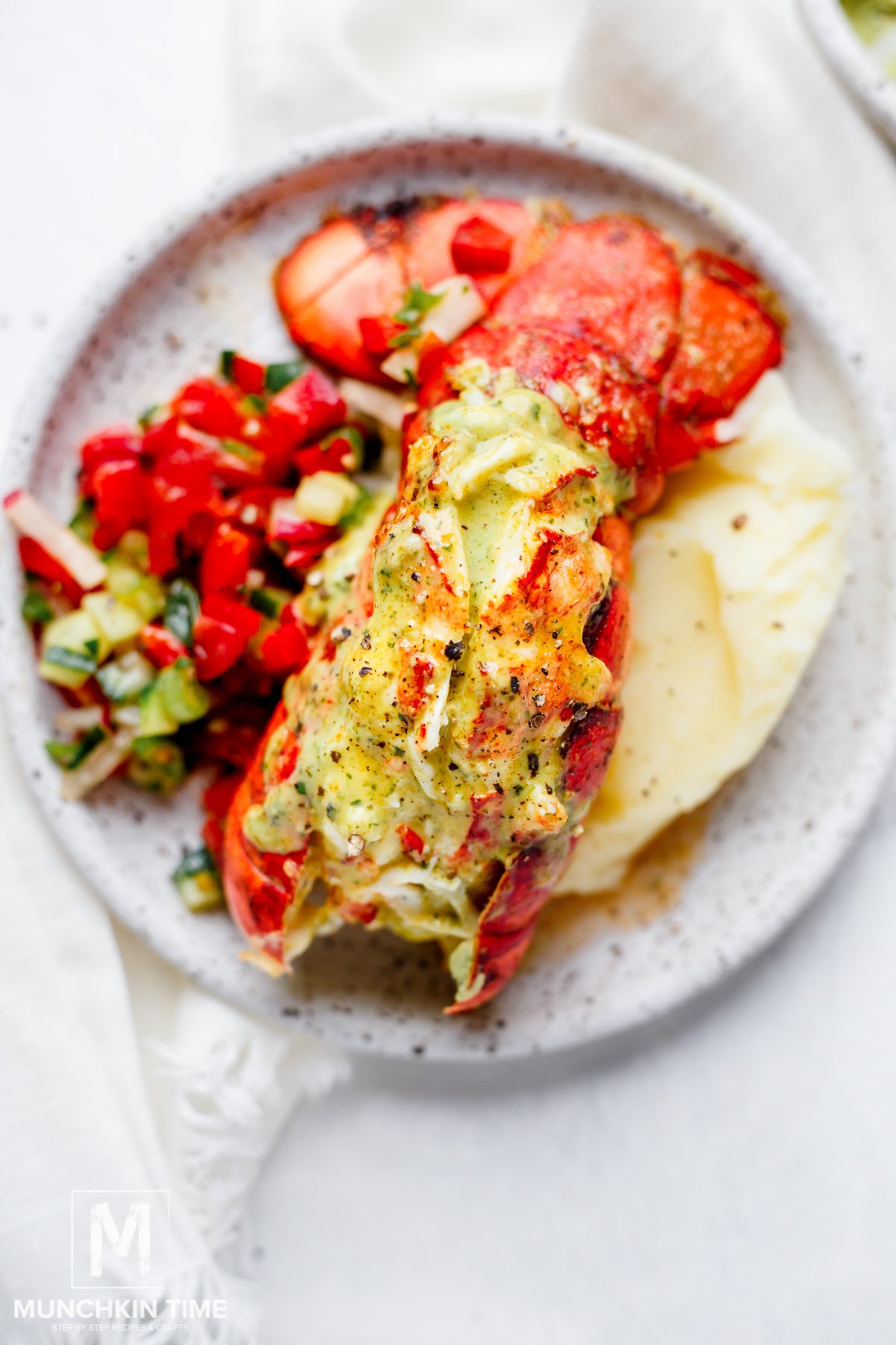 Air Fryer Lobster Tails with Garlic Butter