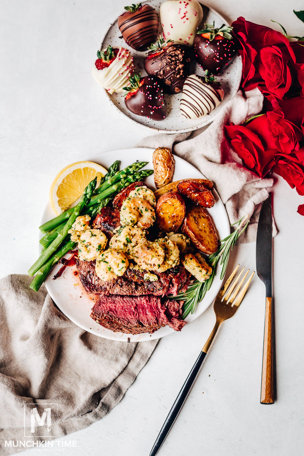 beef and shrimp recipe on Valentine’s Day
