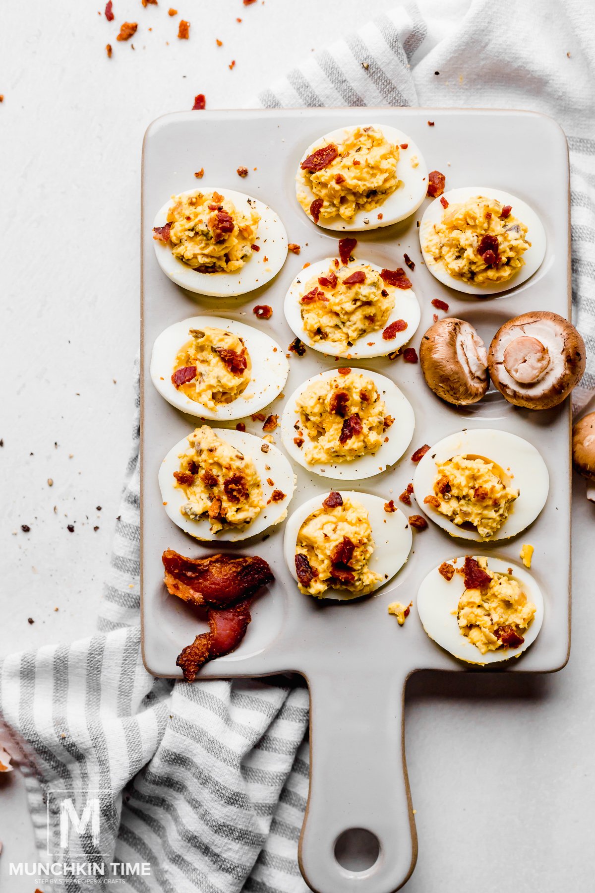 Best Deviled Eggs with Bacon (Instant Pot Hard Boiled Eggs)