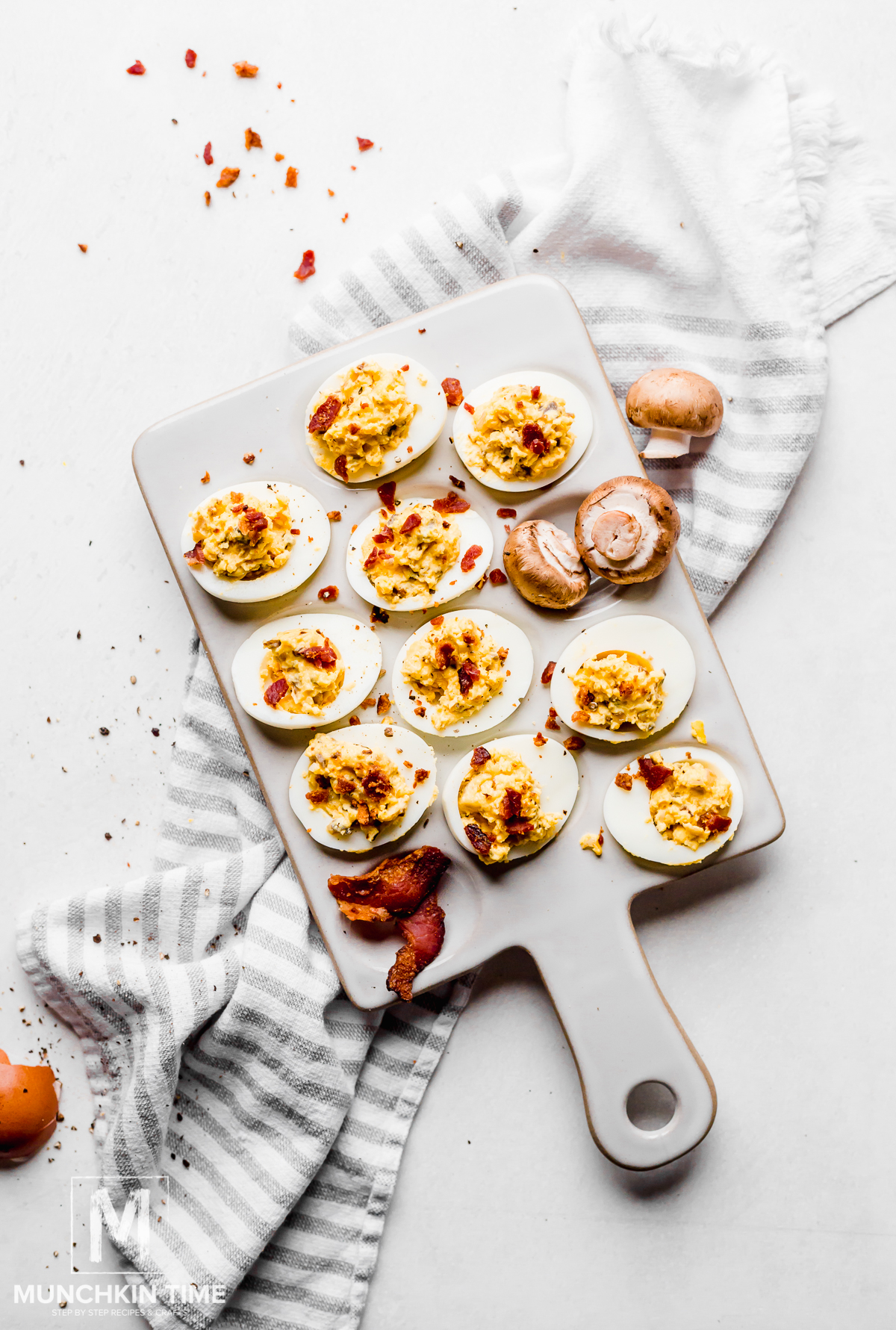 Best Deviled Eggs with Bacon (Instant Pot Hard Boiled Eggs)