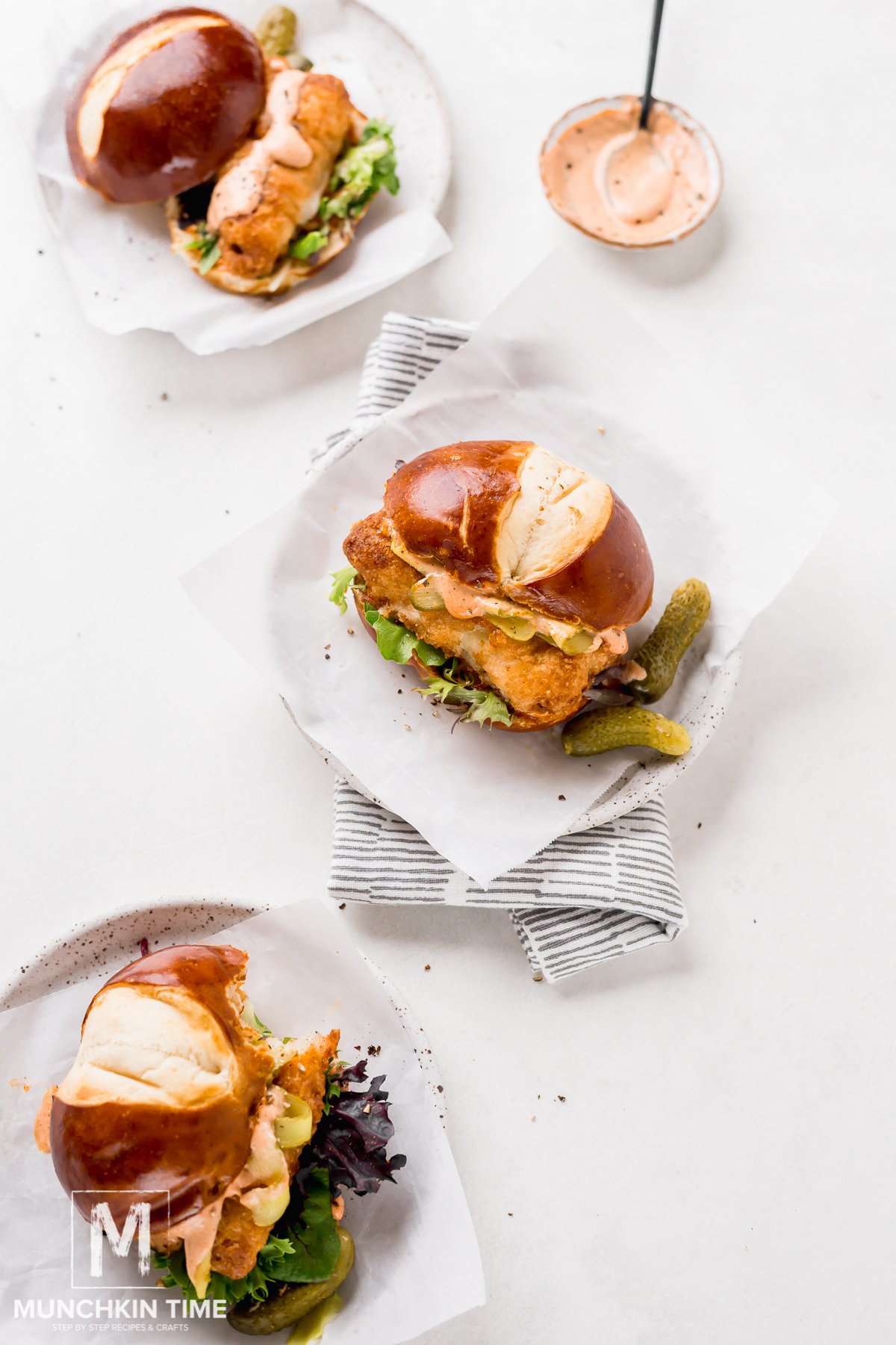 baked fish sandwich