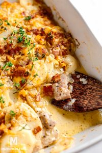 cheesy chicken and potato casserole