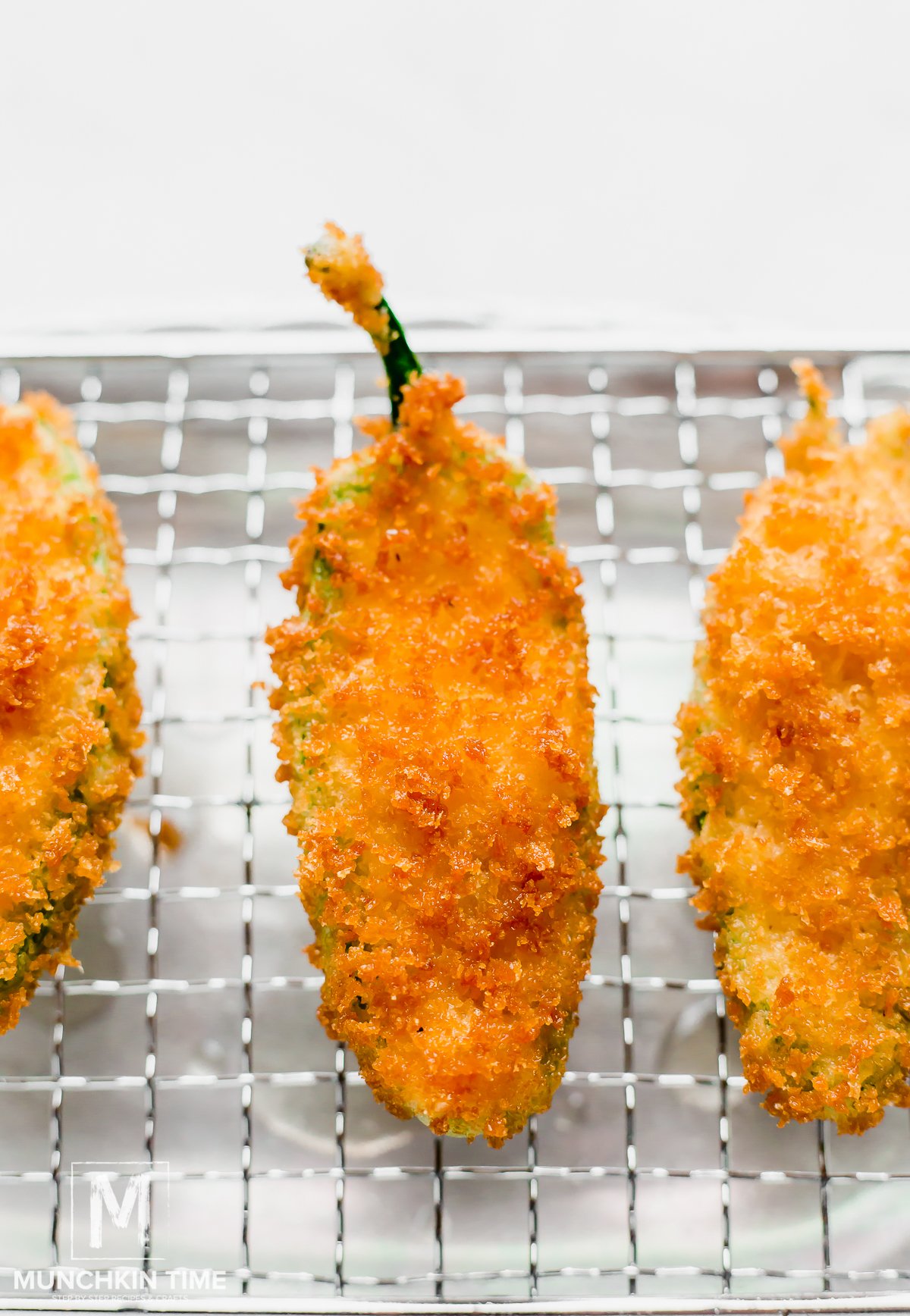 Deep fried jalapeno peppers