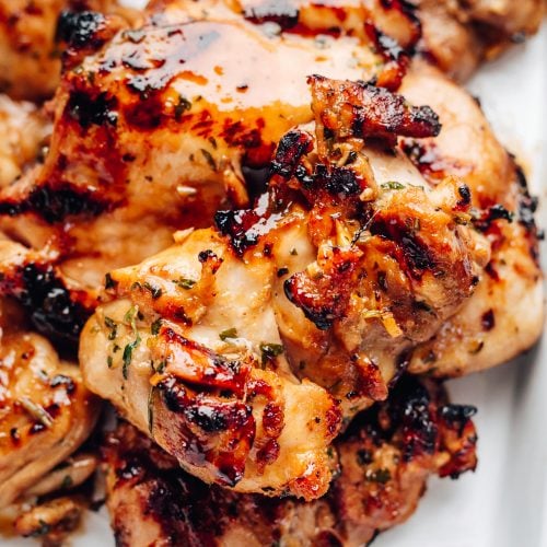 How to grill chicken thighs