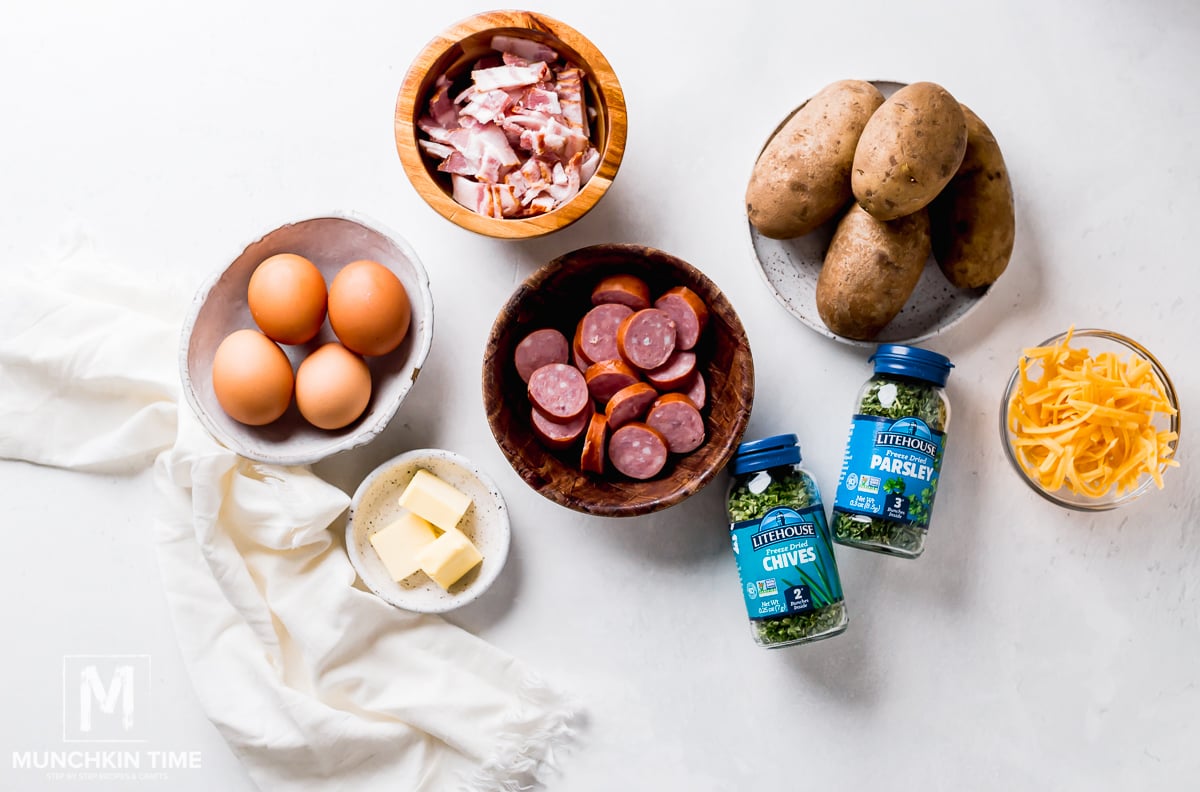 Ingredients for Fried Potatoes