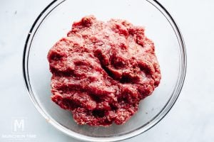 ground beef and spices