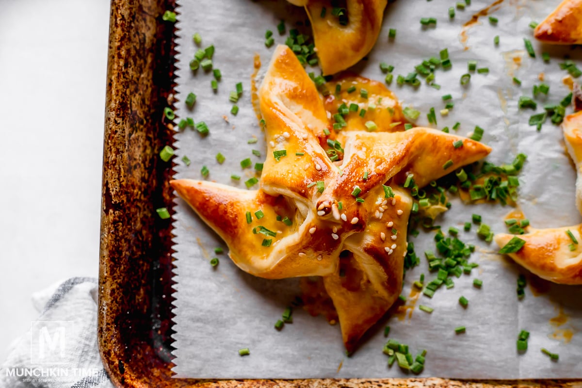 ham and cheese pizza pinwheels