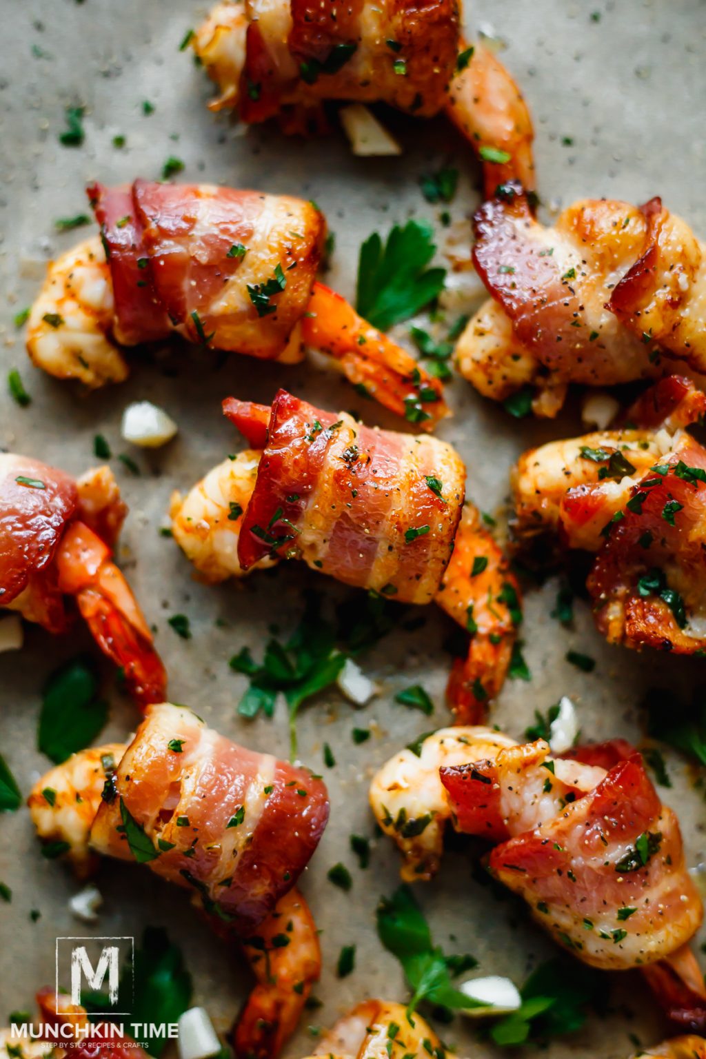 Oven Baked Bacon Wrapped Shrimp Munchkin Time