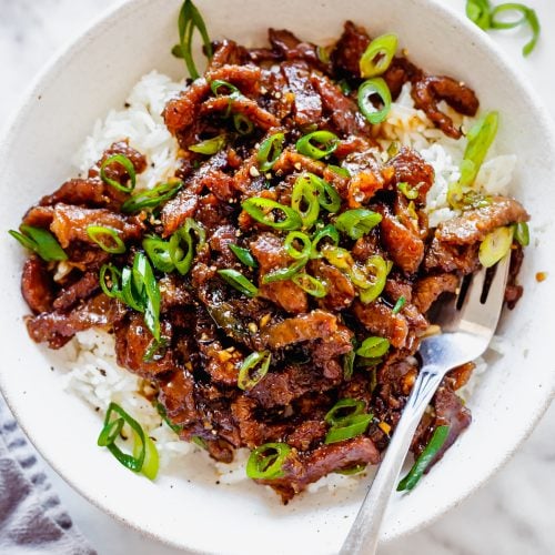 Mongolian Beef - 30 Minute Recipe