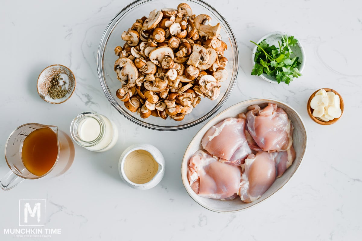 Ingredients Needed for Creamy Chicken