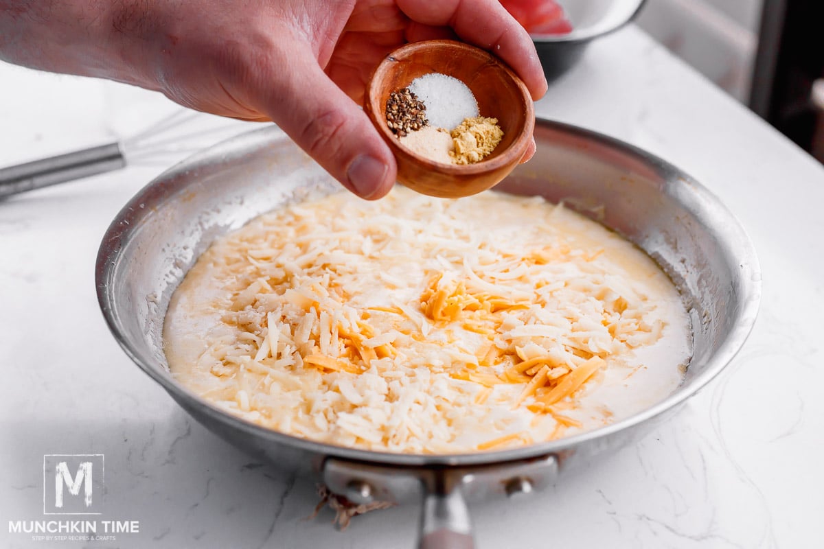 cheese sauce with spices
