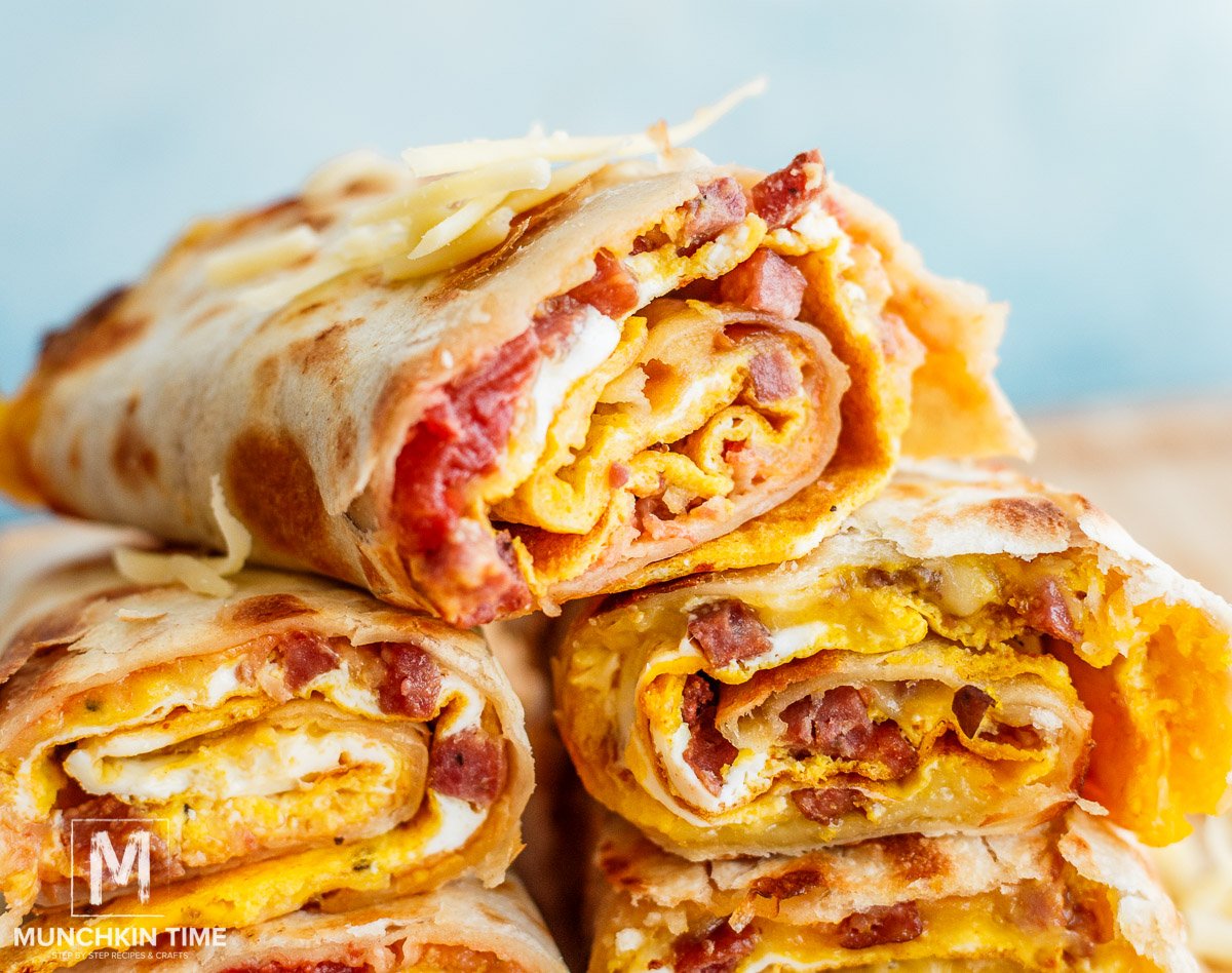 Quick ProteinPacked Breakfast Burrito Recipe Munchkin Time