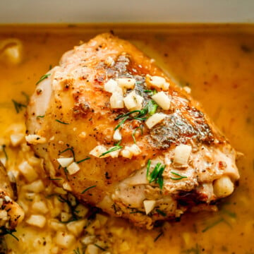 Garlic Butter Baked Chicken Thighs