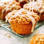 pumpkin muffins recipe with streusel topping