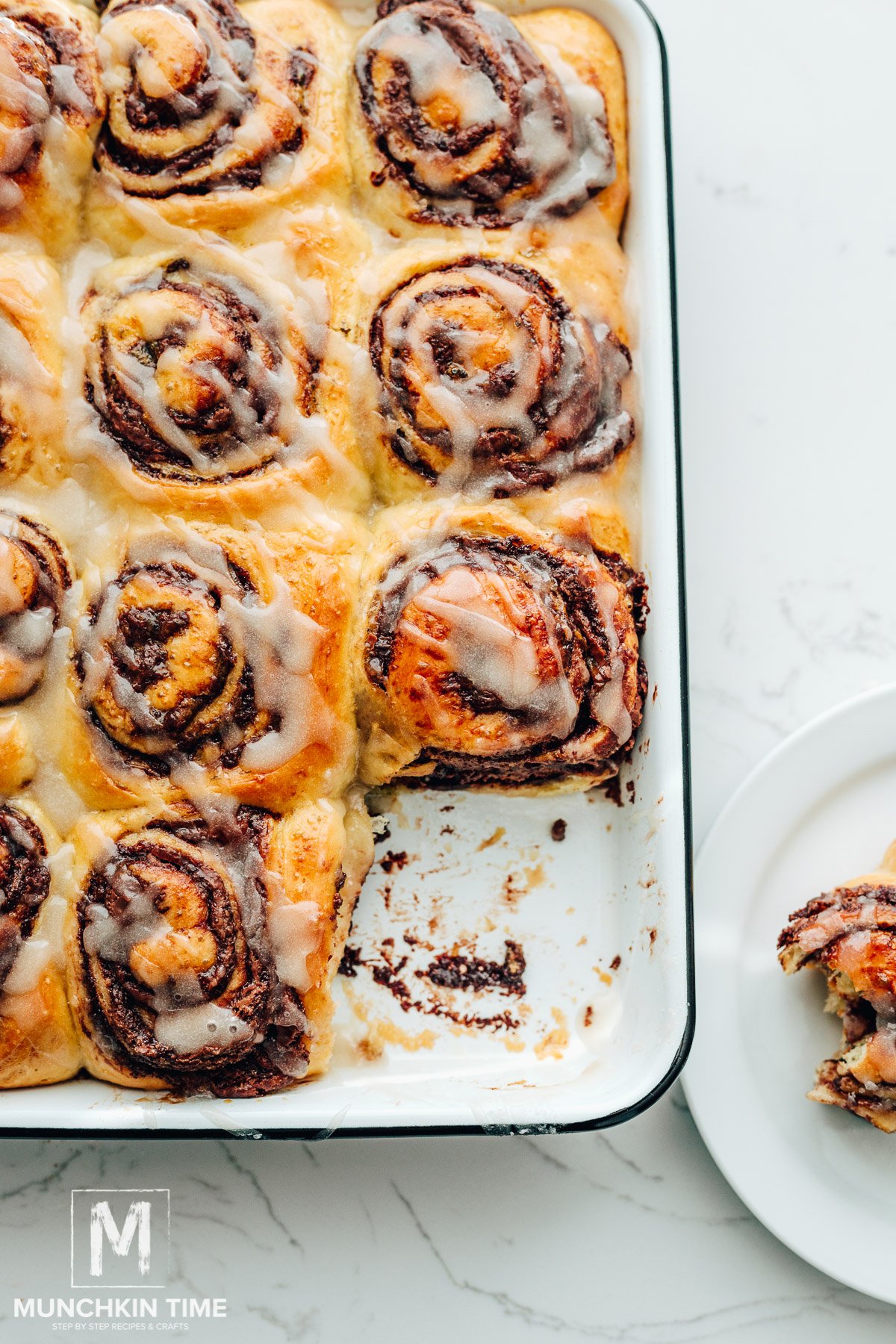 Easy Nutella Stuffed Rolls