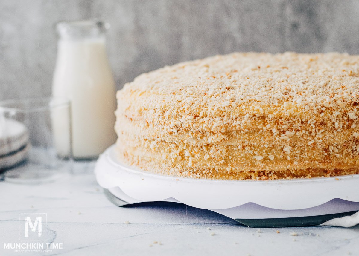 the vanilla custard cake