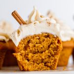 Pumpkin Cupcakes with Cream Cheese Frosting