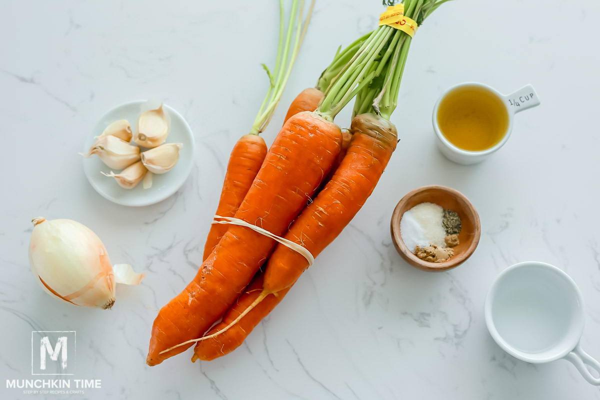 Carrot salad ingredients