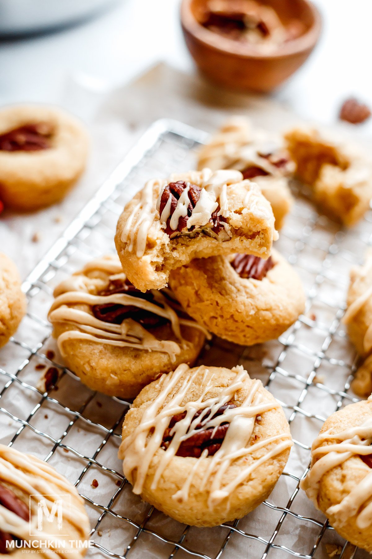 Pecan Christmas cookies