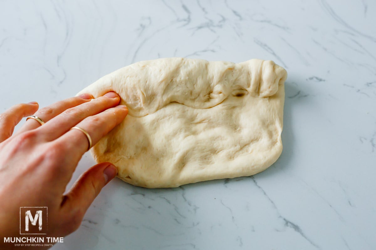 folding the dough