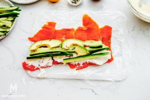 How to Make Salmon Avocado Roll