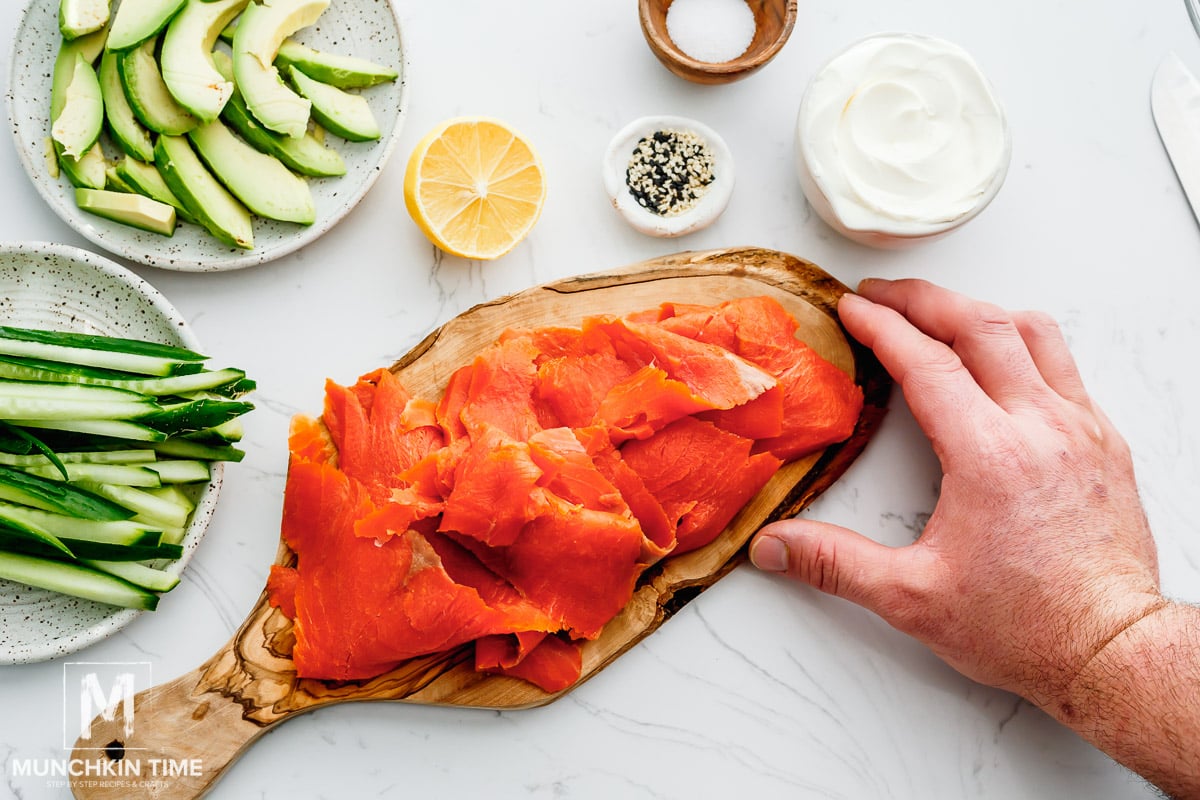 Salmon Avocado Roll Ingredients