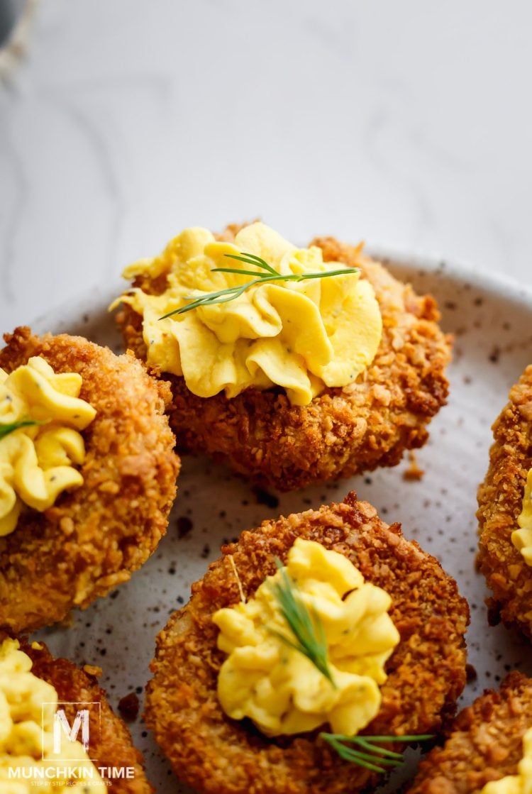 The Best Air Fryer Deviled Eggs (Video) Munchkin Time