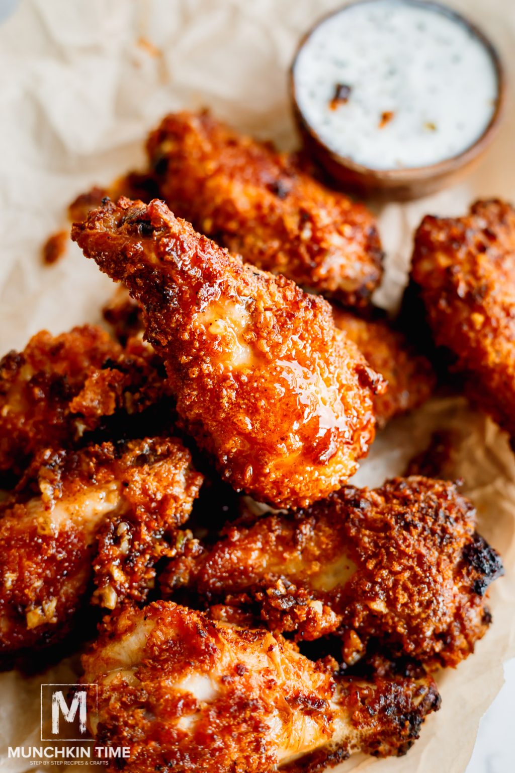 The Best Crispy Air Fryer Chicken Wings Munchkin Time