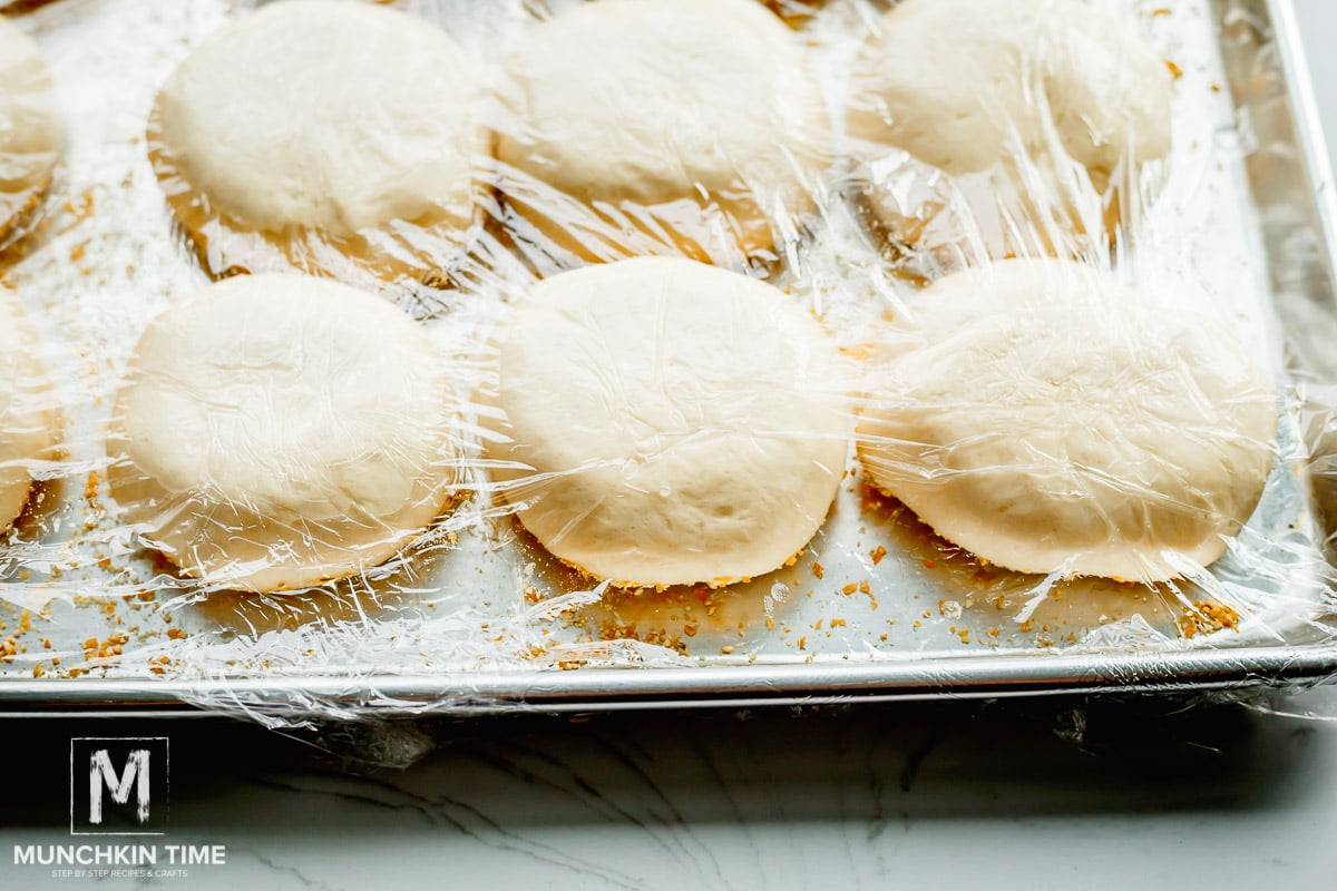 English Muffin before baking