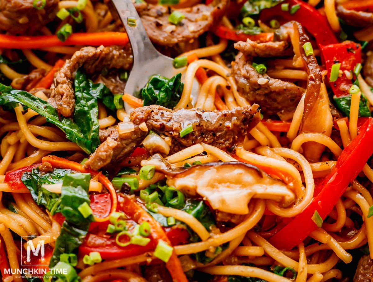 Korean Noodles Stir Fry