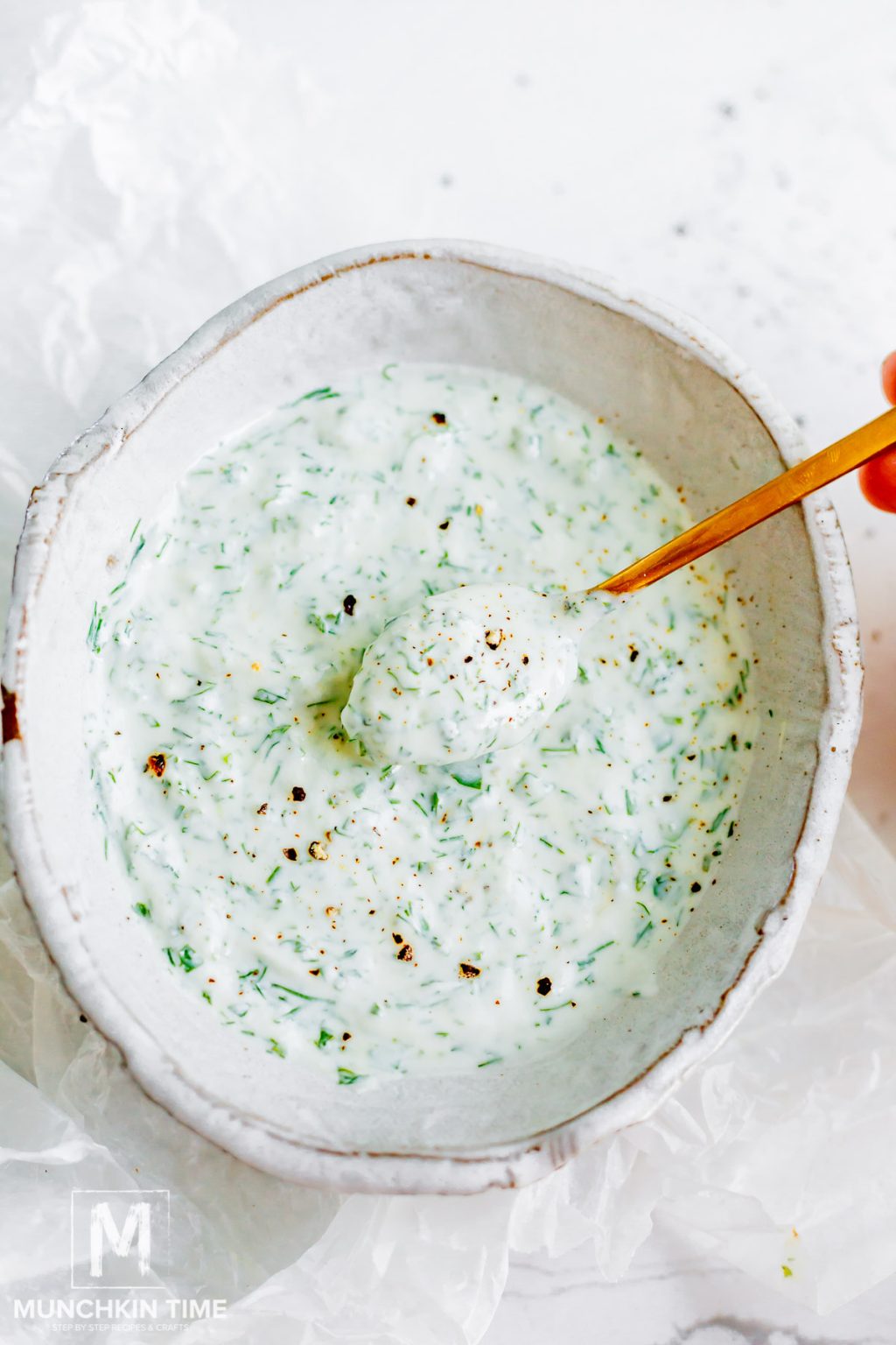 The Best Creamy Garlic Yogurt Sauce (Video) Munchkin Time