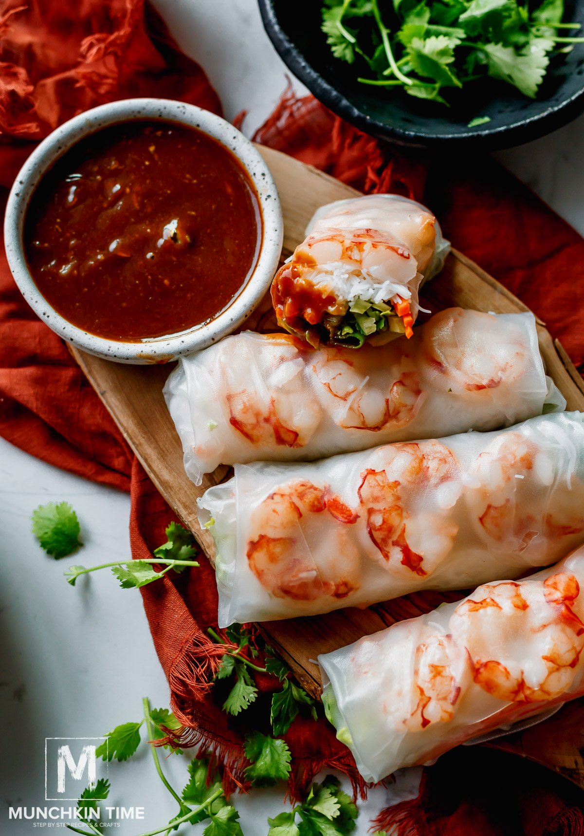 Shrimp Rice Paper Rolls