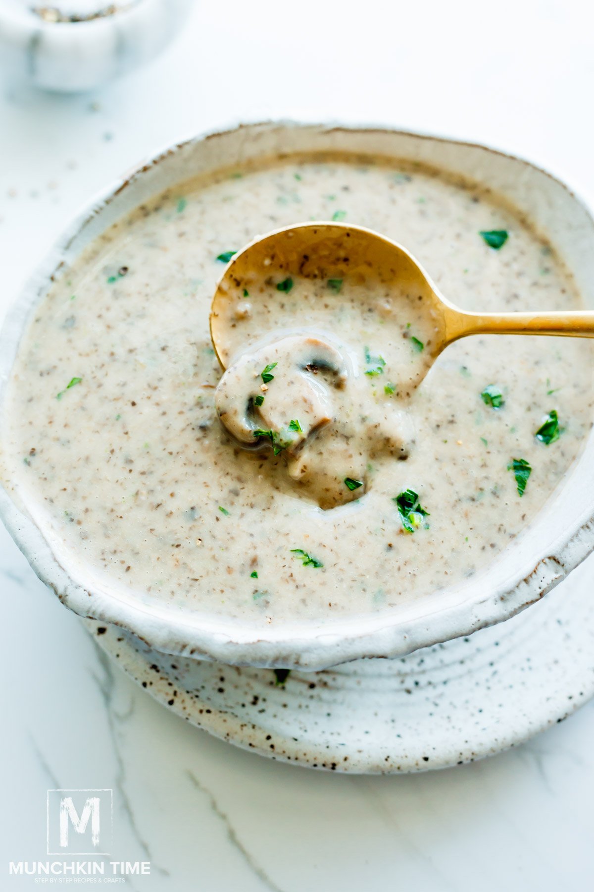 homemade mushroom soup