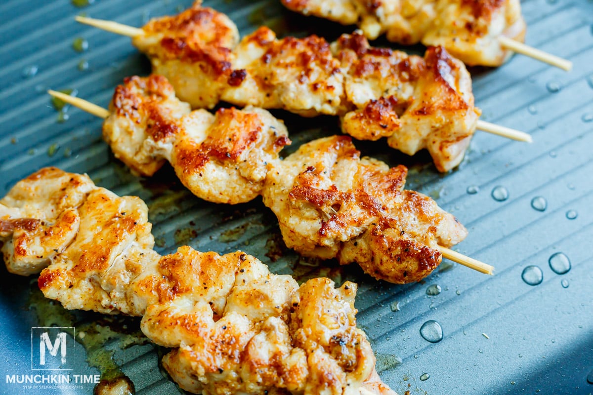 bang bang chicken skewers