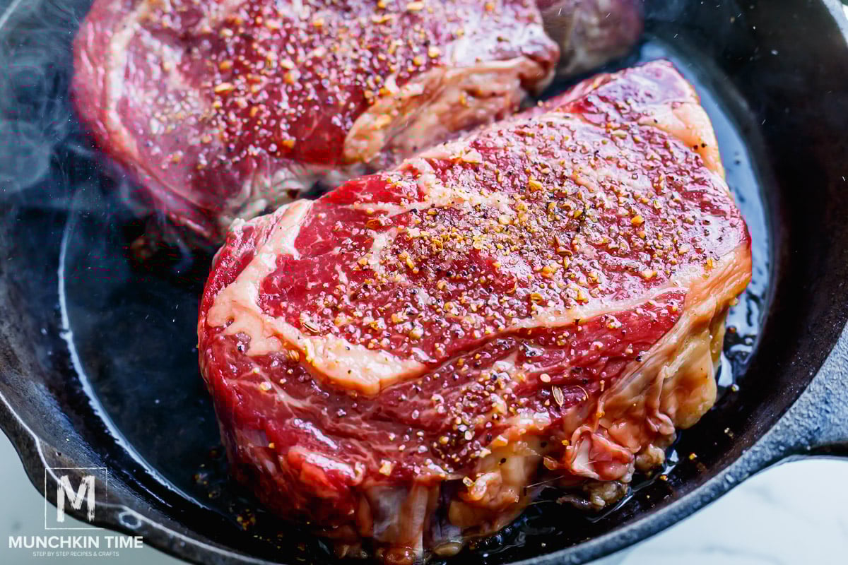 How to Cook Ribeye Steak in the Oven Video Munchkin Time