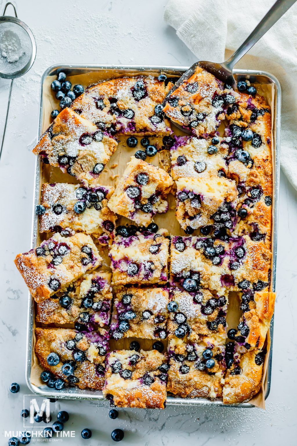 The Best Blueberry Cake (Video) - Munchkin Time