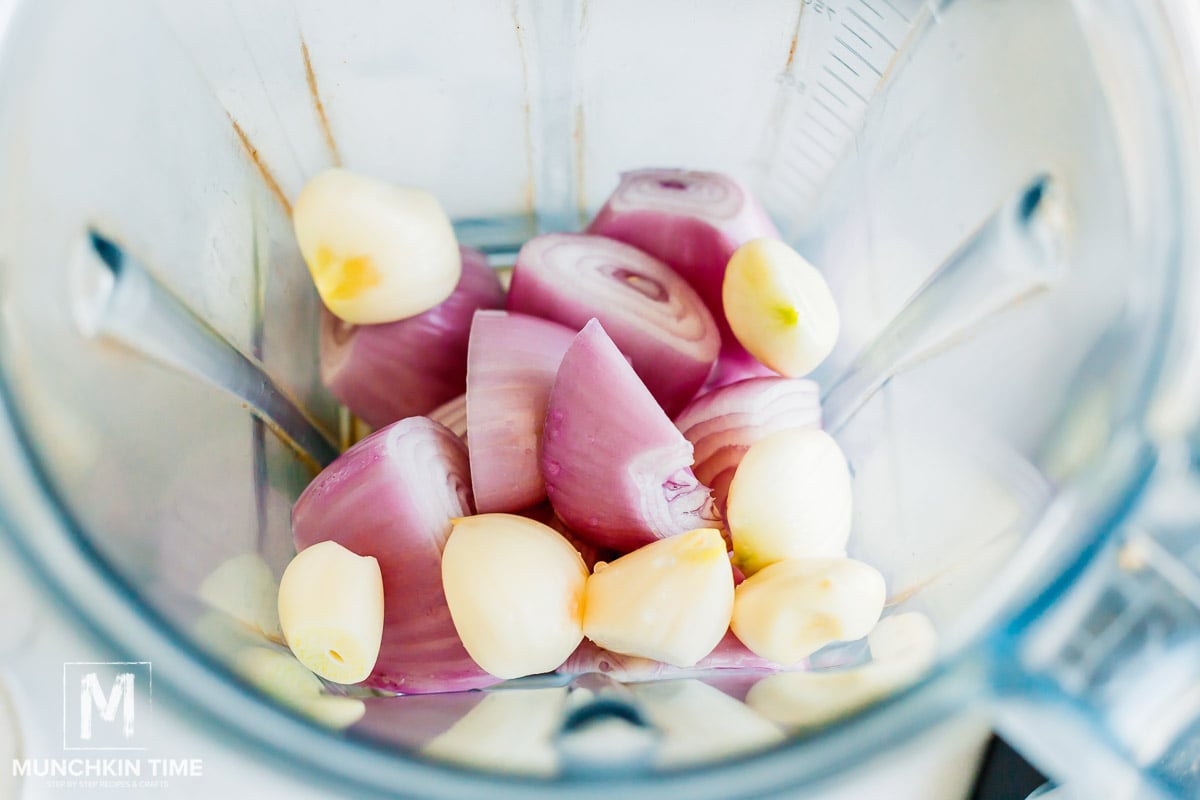 garlic and shallots