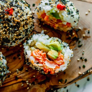 Smoked Salmon Sushi Balls