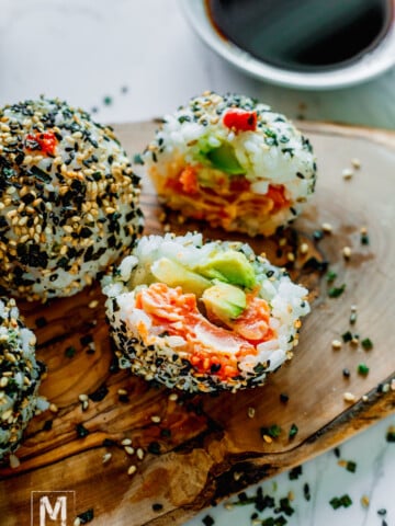 r Salmon Sushi Balls