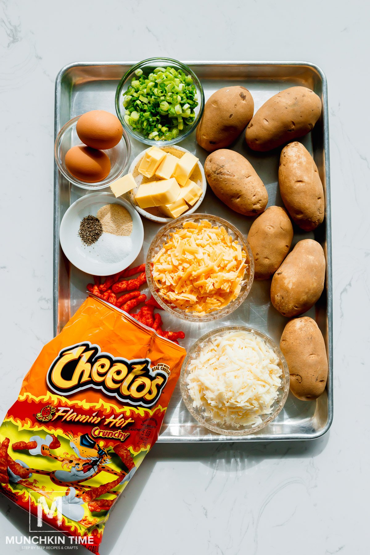 Ingredients plus cheetos