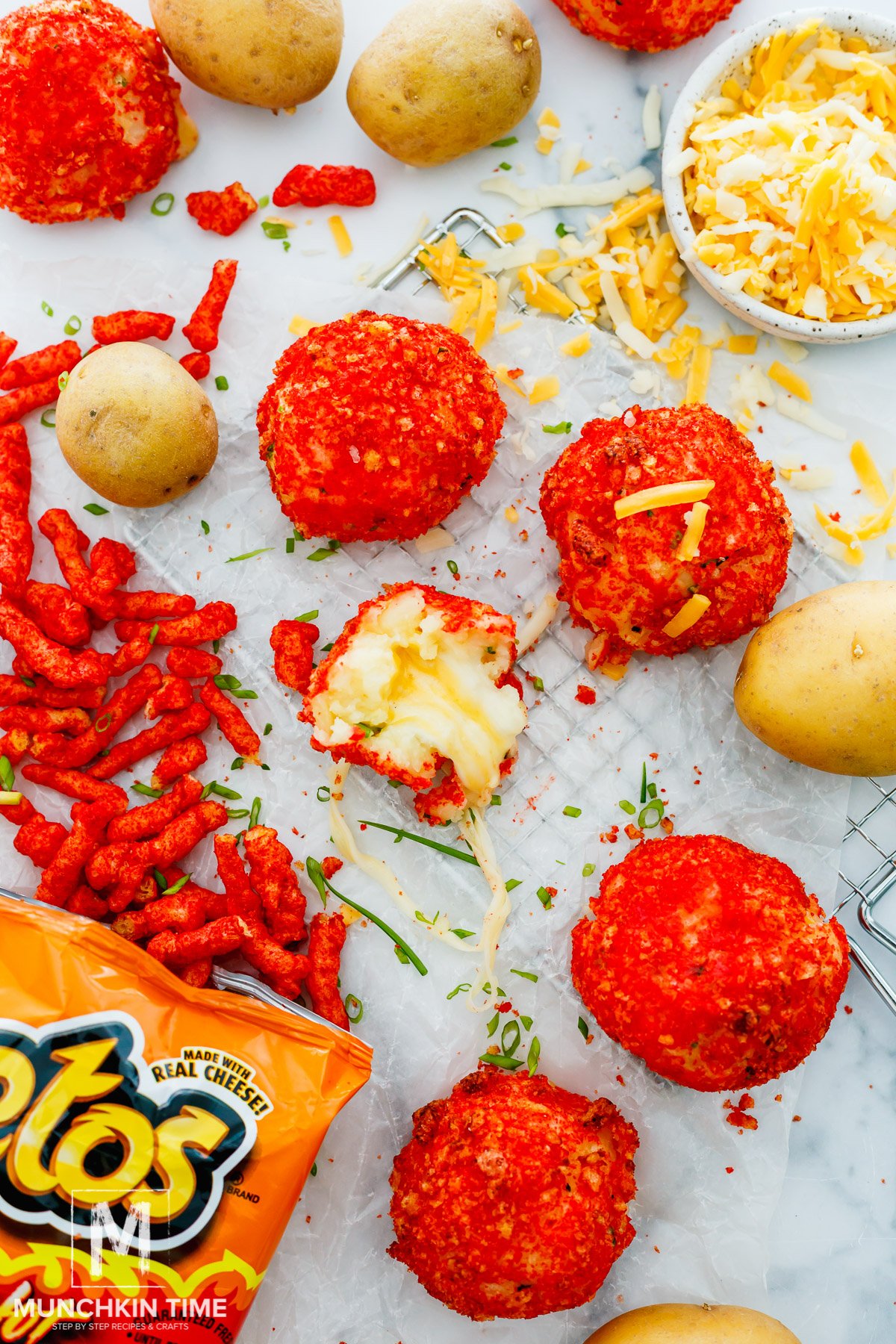 Cheetos cheese potato balls